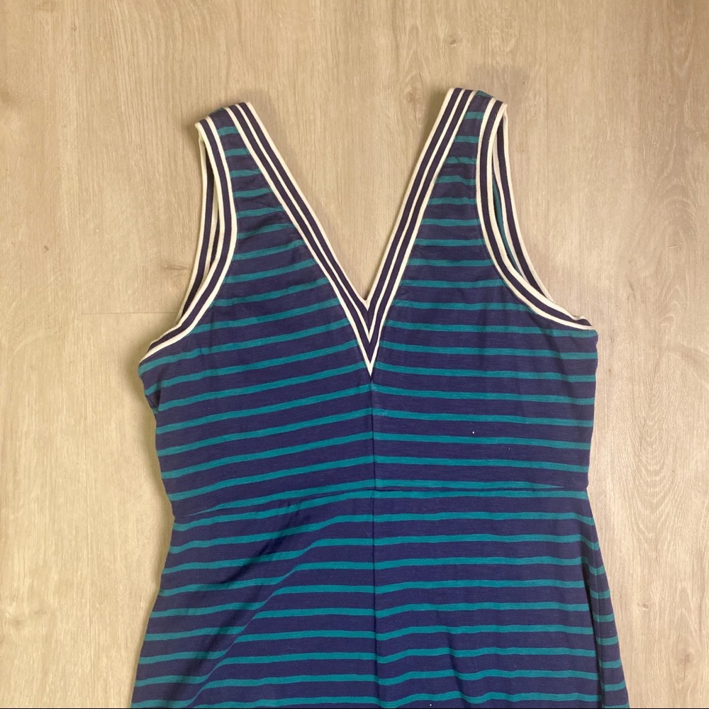 Tommy Bahama Blue Striped Midi Dress - Picture 4 of 7